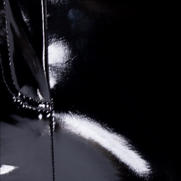 Vinyl wet look high waist PU leggings - Picture 7 of 8